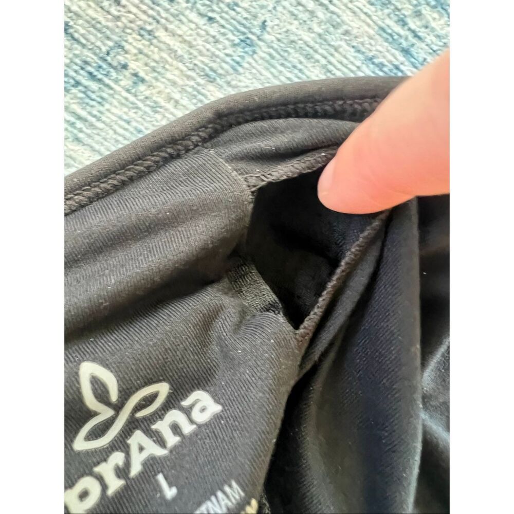 PrAna Black Elixir Cami Athletic Tank Top Women's Large - Picture 5 of 7